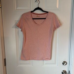 Carhartt Women's Light Pink V-Neck Tee